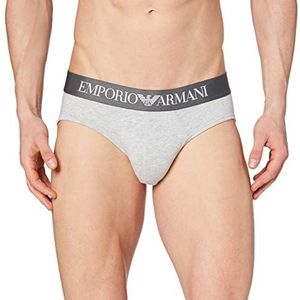 Emporio Armani Homme Slip Brief Iconic Logoband, Gris, M