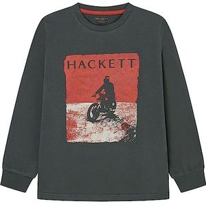 Hackett London T-shirt voor jongens, Groen (Donkergroen), 7 jaar