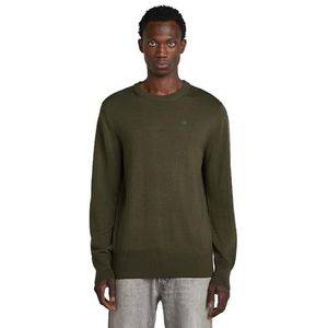 G-star - Premium Core - Trui - 100% Verantwoorde Merinowol - Normale Pasvorm