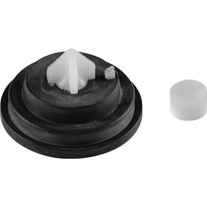 Cornat TEC380408 Reserveonderdelenset voor uni spoelbakvulventiel vanaf 05/13, kunststof, bestaande uit hoedmembraan en vlotterstoppers, universeel compatibel, vlottervetnil, spoelbak