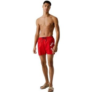 PEPE JEANS Heren RBR CIRCLE LOGO Shorts, Rood (ROOD), XL, Rood (rood), XL