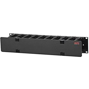 APC - Horizontale Kabelmanager - Zwart - Rack - Kabelgeleidingsset - 2U - 48,3 cm