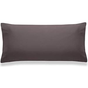 Sancarlos – Kussensloop Combicolor, Donkergrijs, 100% Katoen Percale, Kussen Bed 90 (45x110)