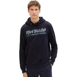 TOM TAILOR Sweatshirt voor heren, 10668 - Sky Captain Blue, L