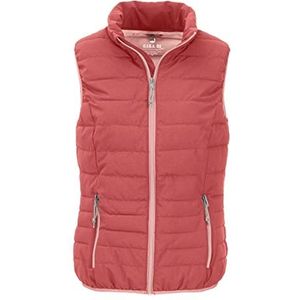 G.I.G.A. DX Dames Casual functioneel vest in dons-look/gewatteerd vest, Sagania, donkerkoraal, 46, 28040-000