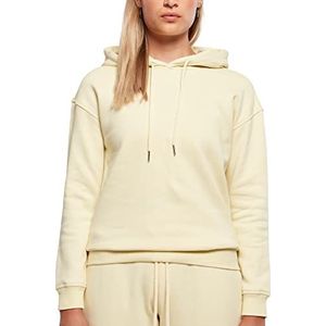 Urban Classics Dames Ladies Organic Hoody Pullover met capuchon, softyellow, XS