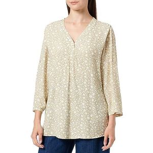 Sidona Shirtblouse voor dames, Beige meerkleurig, XL