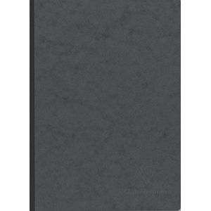 Clairefontaine 795465C - Age Bag Collectie Een Grijs Gebonden Notitieboek met Geweven Rug - A5 14,8x21 cm - 192 Gelinieerde Pagina's - Wit Papier 90 g - Glanzende Kartonnen Kaft met Lederen Textuur