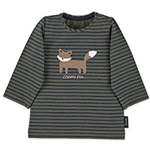 Sterntaler Baby-jongens lange mouwen vos T-shirt, donkergroen, 62 cm