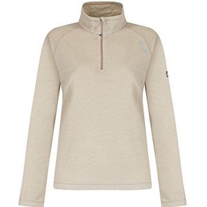 Regatta Dames Montes lichtgewicht halve rits mini streep micro fleece, wit (ijsbeer), 18 UK (44 EU), Crème