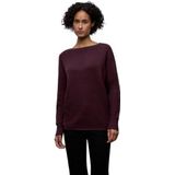 Street One Dames Cosy Dolman-trui in Rood, in size: 34