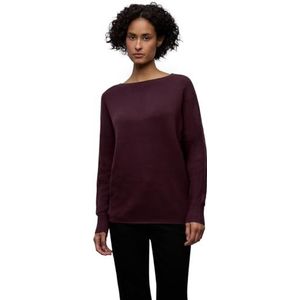 Street One Dames Cosy Dolman-trui in Rood, in size: 34