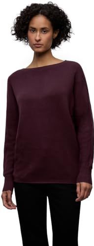 Street One Dames Cosy Dolman-trui in Rood, in size: 34