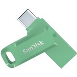 SanDisk Ultra Dual Drive Go USB Type-C Flashdrive 256 GB (2-In-1 Flashdrive, USB Type-C En Type-A, Automatisch Back-Ups, SanDisk Memory Zone-App, 400 MB/s) Absinthe Green