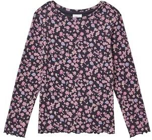 s.Oliver RED LABEL - Shirt - Antraciet - Lange Mouwen - Met Print All-over