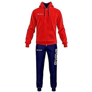 GIVOVA Overall King-Sweatshirt, rood/blauw, maat 4XL