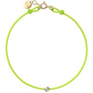 ICE Jewellery Diamond bracelet Cord Neon yellow 021097