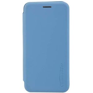 COMMANDER Book Case CURVE voor Samsung Galaxy S10 - Soft Touch - Light Blue