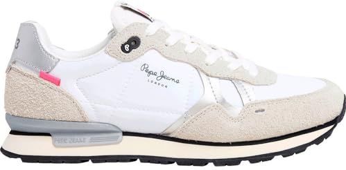 PEPE JEANS - Brit Fly - Sneakers - Wit - Polyester