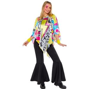 amscan 9918540 Poncho Volwassenen Festival Fancy Dress Kostuum - One Size