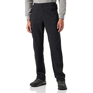 Jack Wolfskin Heren Glastal Broek M Wandelbroek, Zwart, 48 (EU), Zwart, 56