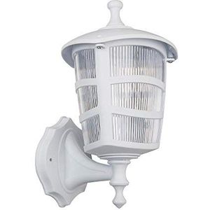 Homemania MDL.3122 wandlamp Optic wandlamp, wit van ABS, 17 x 22 x 27 cm
