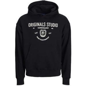 JACK & JONES Jorcambridge Sweat Hood, zwart, L