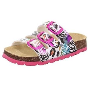 Superfit 1800113 Pantoffels voor meisjes, wit, meerkleurig 1100, 39 EU