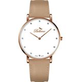 Bellevue dameshorloge b54, Wit, 40MM, Riem