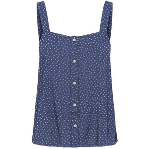 Jdy Sezen Life S/L Top WVN Dia, blue indigo, S