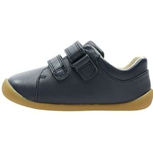 Clarks Roamer Craft T Sneaker voor jongens, marine leer, 2 UK Child