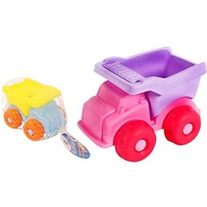 BLUE SKY - Kiepwagen - Strandspel - 041037 - Willekeurig Model - Vrijloopvoertuig - Zacht Plastic - Kinderspeelgoed - Buitenspel - Zand - 16 cm - Vanaf 18 maanden