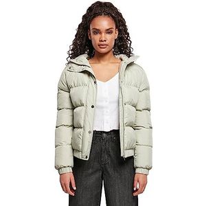 Urban Classics Dames Dames Hooded Puffer Jacket Jas, softsalvia, XL