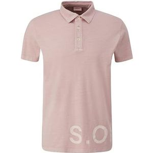 s.Oliver Poloshirt voor heren met labelprint, 4163, S