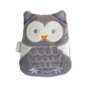 Babyjem - Kersenpitwarmtekussen - Grijs - Uil