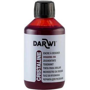 Darwi (een merk Clairefontaine) DA2300250490C – Darwi Crystal 250 ml Vermillon
