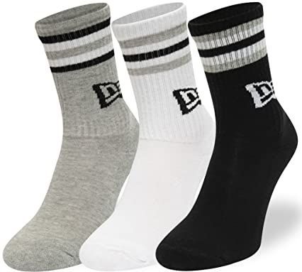 New Era - Stripe Crew - Sokken - Zwart