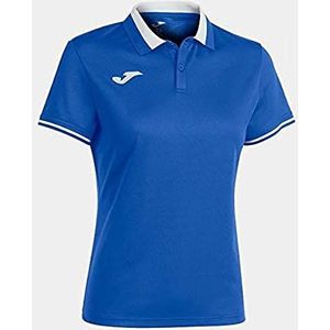 Joma Championship VI poloshirt met korte mouwen Royal White, 901272.702.2XL