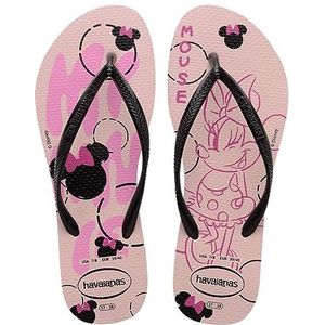 Havaianas Slim Disney (Mini Me), Flip Flop Meisjes, Pioenroos, 7 UK Child