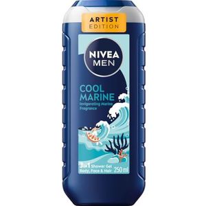 NIVEA MEN - Cool Marine - Douchegel - 250 ml - Voor Lichaam en Haar