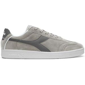 Diadora Lage schoenen 173100 kick sneaker casual heren, bovenmateriaal van suède, Grijs, 48 EU