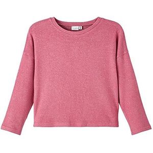 NAME IT Girl gebreide trui met lange, Rose wijn, 146