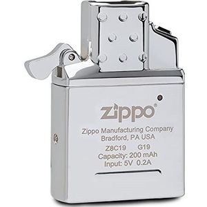Zippo 2006836 Oplaadbare aansteker, metaal, zilver, eenheidsmaat