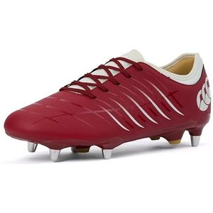 Canterbury CCC Phoenix 2.0 Team Soft Ground Rugbylaarzen voor dames, Rode Dahlia, 46 EU
