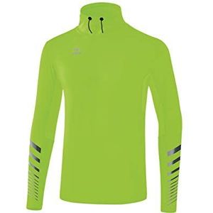 Erima Race Line 2.0 Running Longsleeve voor kinderen, met aanpasbare opstaande kraag en duimlussen