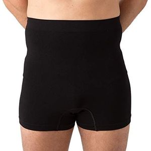 Fulcio Naadloze Unisex Fitted Support Boxers in zwart - M/L