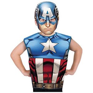 RUBIE'S FRANCE Rubie s Frankrijk – Marvel Heroes Kit degui Captain America, i-620969, één maat