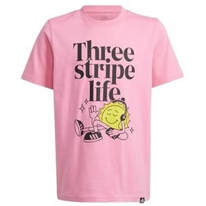 adidas - T-shirt - Zwart - Katoen