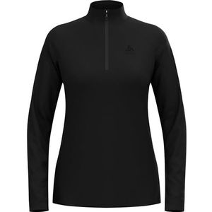 Odlo - Essentials Light 1/2 Zip - Sweater - Zwart - Lichtgewicht - Gerecycled Polyester