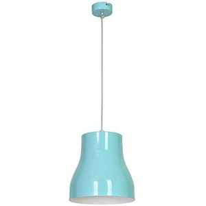 Homemania HOMAX_4404 hanglamp Alcor turquoise van metaal, 19 x 19 x 80 cm